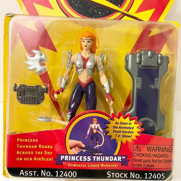 Vintage 1996 Playmates Flash Gordon Princess Thundra Action Figure Flaws - Picture 2 of 16